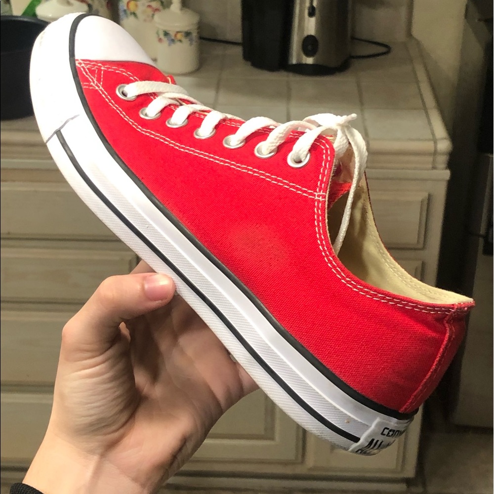 Red converse